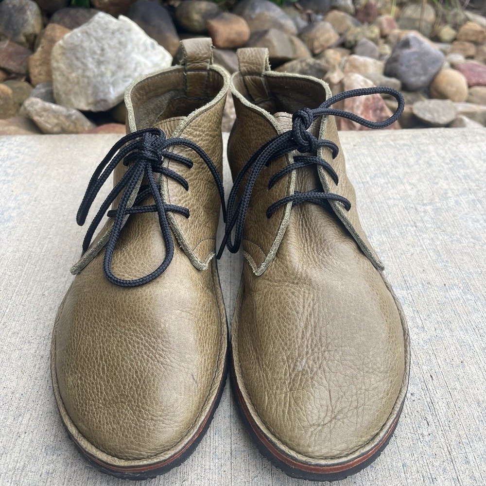 Softstar RunAmoc Dash Size 12 Leather Barefoot Shoes Zero Drop Chukka Boot USA